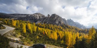 Derfor bør du altid have en lommelygte i bagagerummet Bil holder parkeret på bjerg
